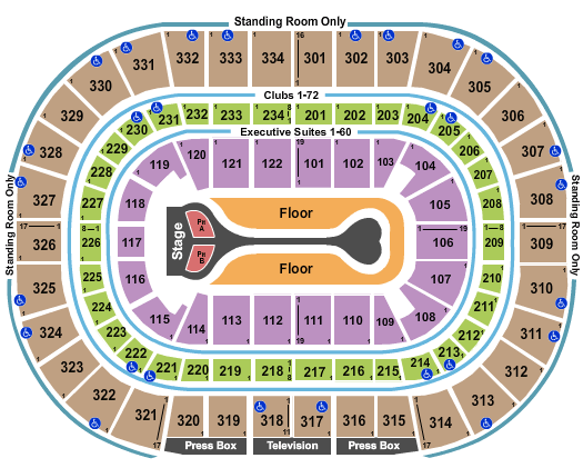 United Center Benson Boone Seating Chart